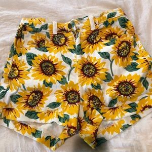 American apparel sunflower shorts